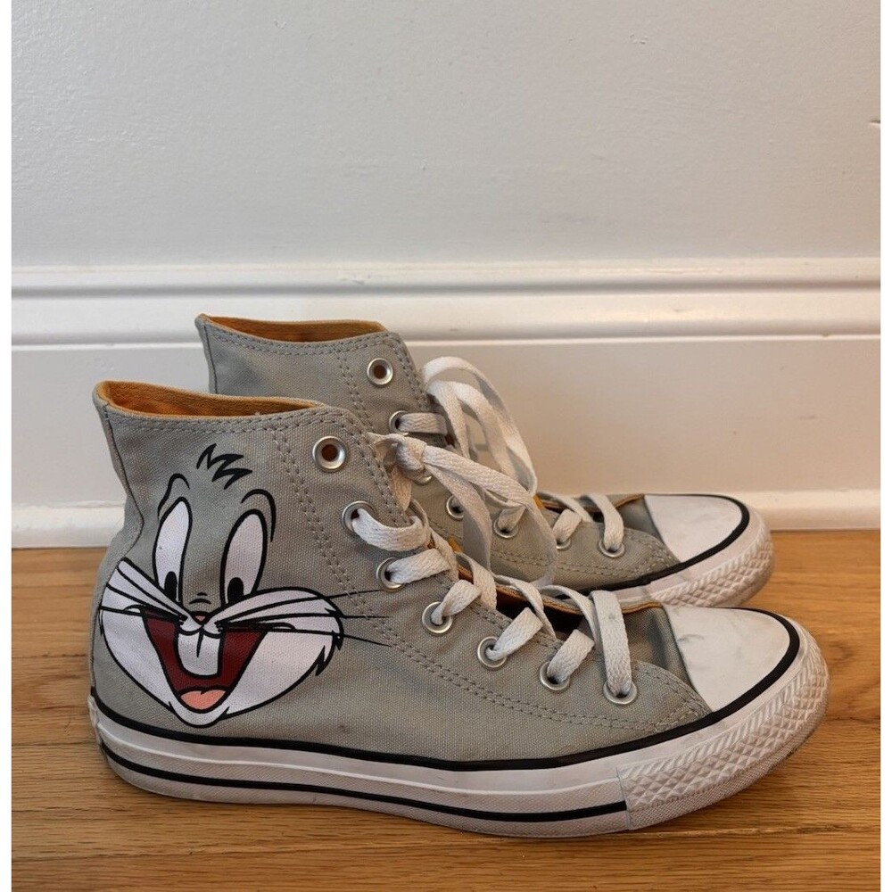 Converse x Looney Tunes Bugs Bunny Chuck Taylor High Top Gray Mens 5 W7